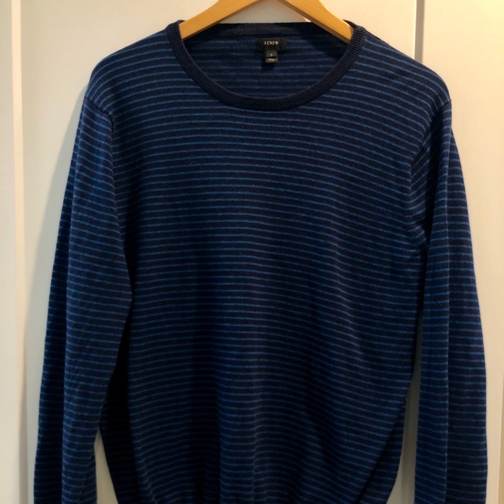 Blue Striped Sweater J Crew